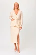 Костюм с юбкой 792 кремовый Gamma Gracia фото 4