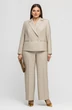 Костюм брючный 25С2749 бежевый Gold Style