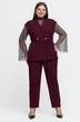 Костюм брючный 25С2754 темно-бордовый Gold Style фото 3
