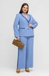 Костюм брючный 26С2761 джинс + небесно-голубой Gold Style
