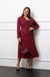 Костюм с юбкой 2723 бордовый Gold Style фото 3
