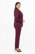 Костюм брючный 2738 бордовый Gold Style фото 3