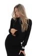 Костюм с юбкой 6567 черный Golden Valley