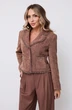 Костюм брючный 6610-1 коричневый Golden Valley фото 3