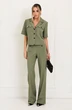 Костюм брючный 6694 зеленый Golden Valley