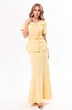 Костюм с юбкой 6701 желтый Golden Valley