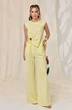 Костюм брючный 6719 желтый Golden Valley