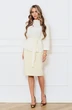 Костюм с юбкой 6763-1 бежевый Golden Valley