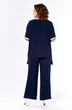 Костюм брючный 274 синий Grace for you фото 2