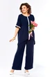 Костюм брючный 274 синий Grace for you фото 3