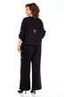 Костюм брючный 281 черный Grace for you фото 2