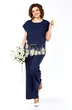 Костюм брючный 285 синий Grace for you фото 3