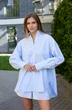 Костюм с шортами 26ICY130 голубая полоска ICY Street фото 4