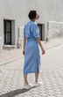 Костюм с юбкой 25ILor6 голубой ILOKA фото 2