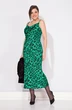 Костюм с платьем 096 изумруд Liliana-style