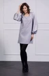 Платье 1067 серый Ivera collection