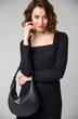 Платье 1068 черный Ivera collection