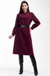 Платье 1069L бордовый Ivera collection