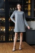 Платье 1098 серебряный Ivera collection
