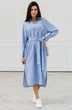 Платье 1118 голубой Ivera collection