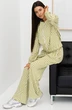 Брюки 2027Т зеленый + молочный Ivera collection