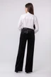 Брюки 2034 черный бархат Ivera collection