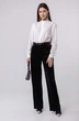 Брюки 2034 черный бархат Ivera collection