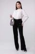 Брюки 2034 черный бархат Ivera collection