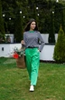 Брюки 2053 зеленый Ivera collection