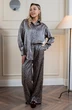 Брюки 2058П коричневый Ivera collection