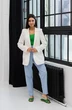 Жакет 3008К молочный Ivera collection