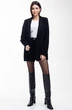 Жакет  3008L черный Ivera collection
