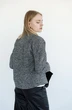Пальто 3010 черный + белый Ivera collection