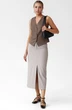 Жилет 3039П коричневый Ivera collection