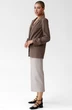 Жакет  3041 коричневый Ivera collection