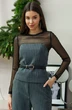Корсет 3047 серый Ivera collection