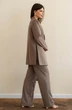 Жакет 3060А коричневый Ivera collection