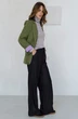 Жакет 3065К салатовый + серый Ivera collection