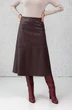 *Юбка 4009 бордовый Ivera collection