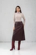 *Юбка 4009 бордовый Ivera collection