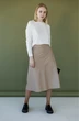 Юбка 4009 песочный Ivera collection