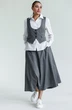 Юбка 4034 серый Ivera collection