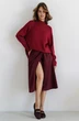 Юбка 4045 винный Ivera collection