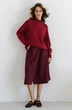 Юбка 4045 винный Ivera collection