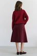 Юбка 4045 винный Ivera collection