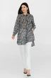 Блузка 5058L черный + белый Ivera collection