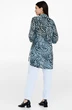 Блузка 5058L черный + голубой Ivera collection