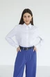 Блузка 5066 белый Ivera collection