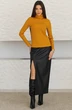 Джемпер 5075L горчица Ivera collection