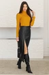 Джемпер 5075L горчица Ivera collection
